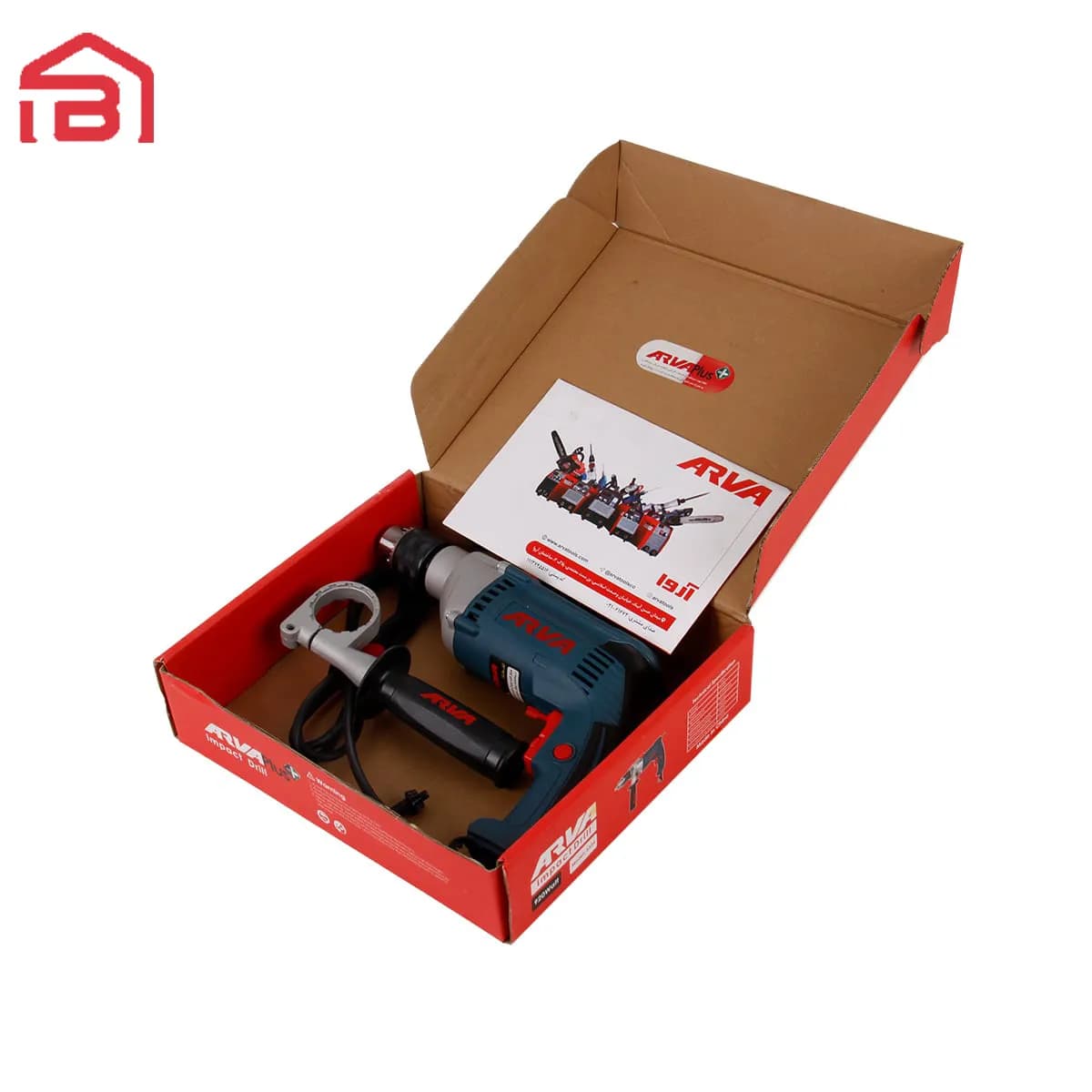 دریل چکشی 13 میلیمتری 920 وات آروا 5324 — تصویر ۳