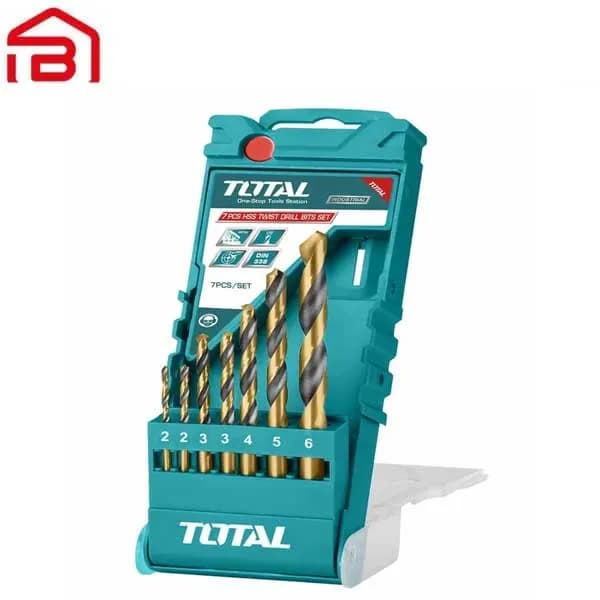 ست 7 عددی مته کبالت صنعتی توتال مدل TACSD0095