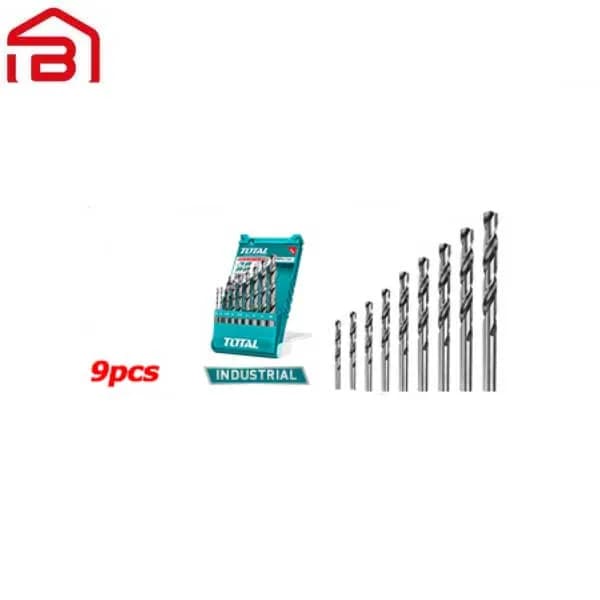 ست 9 عددی مته کبالت صنعتی توتال مدل TACSD0095