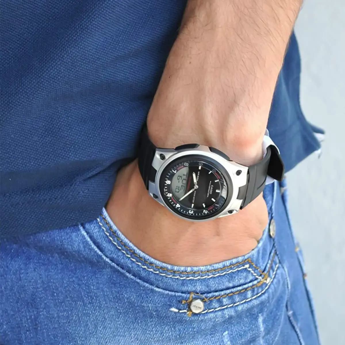 ساعت مچی مردانه جنرال کاسیو مدل Casio General AW-80-1AVDF — تصویر ۳