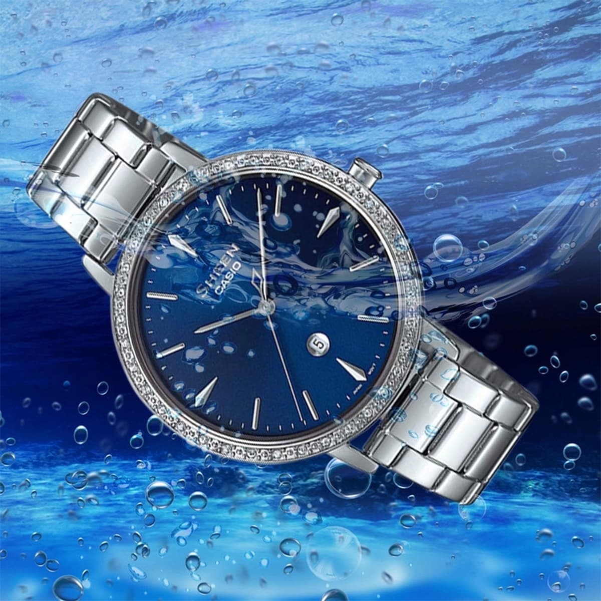 ساعت مچی زنانه کاسیو شین مدل CASIO Sheen SHE-4535YD-2AUDF — تصویر ۵