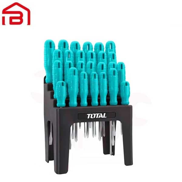 ست 26 عددی پیچ گوشتی توتال مدل THT252601