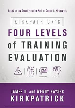 و دانلود نسخه کامل کتاب زبان اصلی Kirkpatrick’s Four Levels of Training Evaluation | دانلود کتاب خارجی