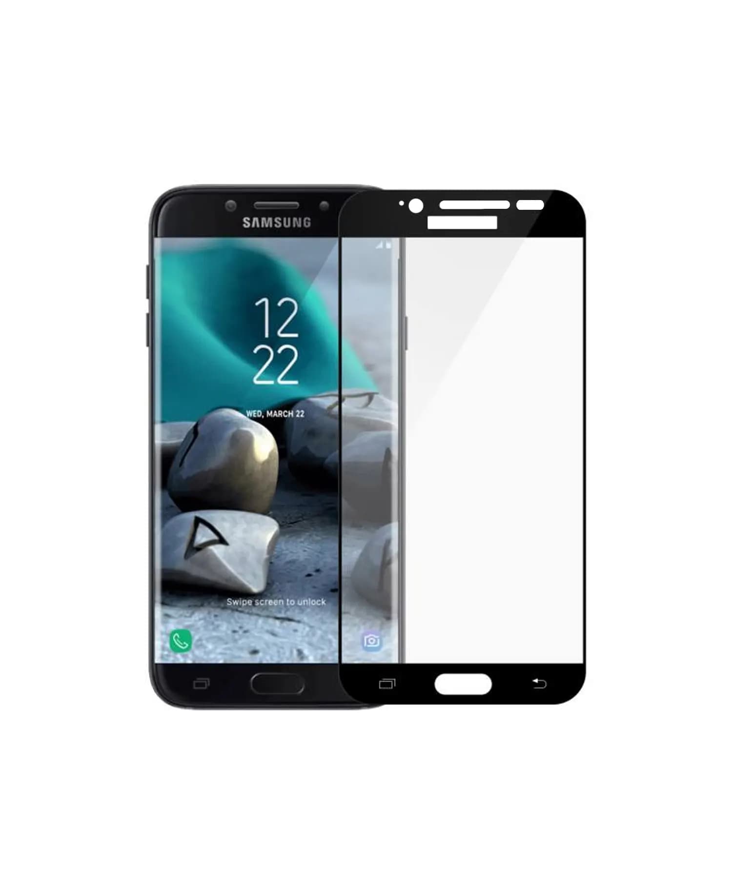 گلس فول Super D مشکی گوشی موبایل Samsung J7 Prime