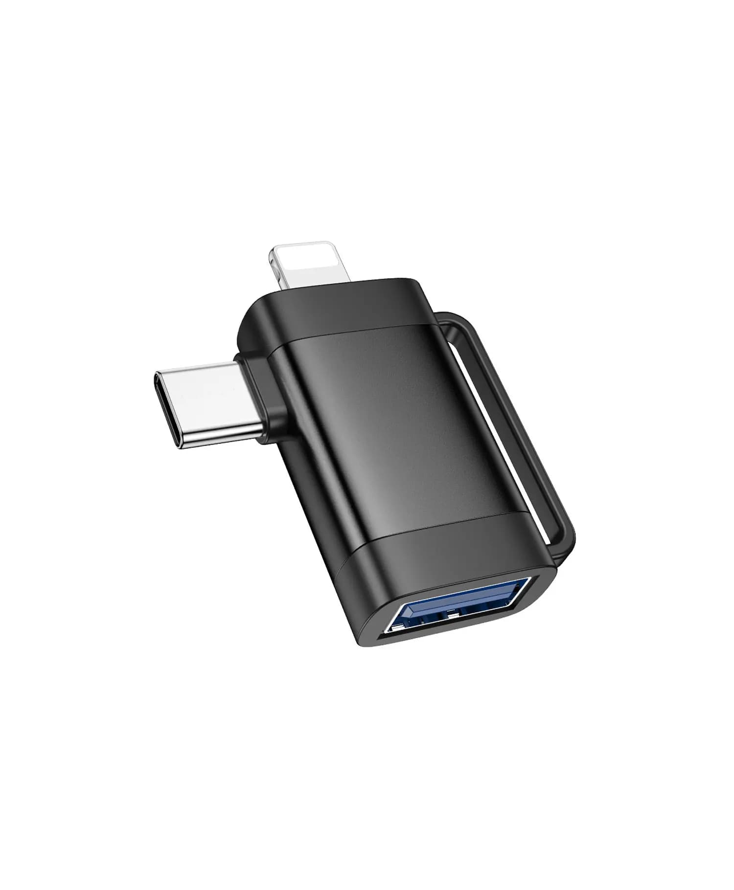 تبدیل USB به Type-Cو Lightning هوکو UA31F — تصویر ۳