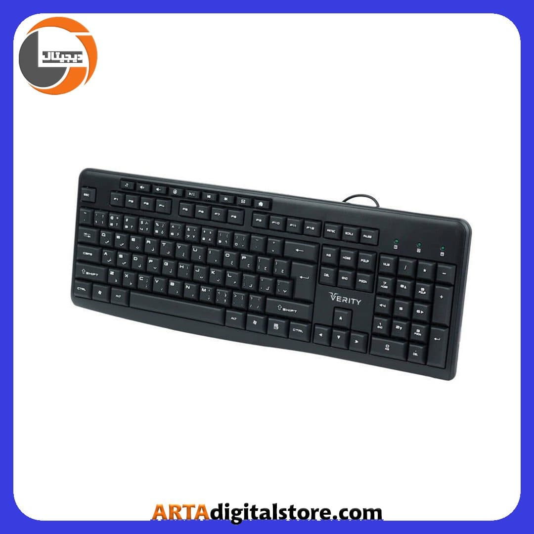 کیبورد سیم دار وریتی مدل Verity KB6133 — تصویر ۸