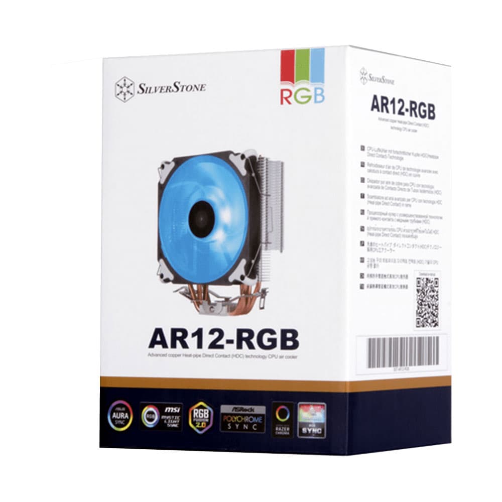 خنک کننده پردازنده سیلوراستون SilverStone SST-AR12-RGB — تصویر ۵