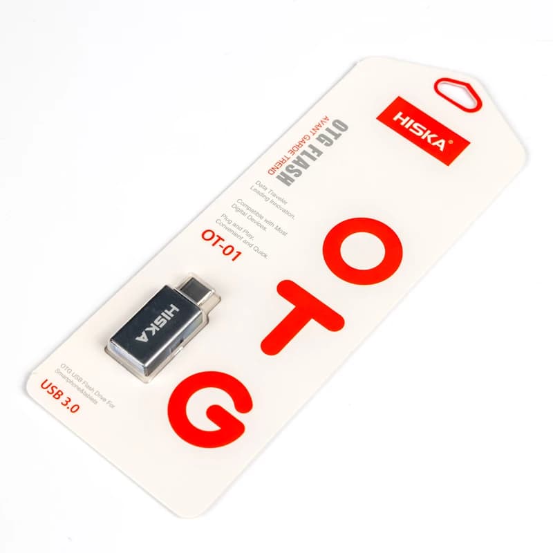 مبدل OTG TYPE-C به USB هیسکا مدل OT-01 — تصویر ۴