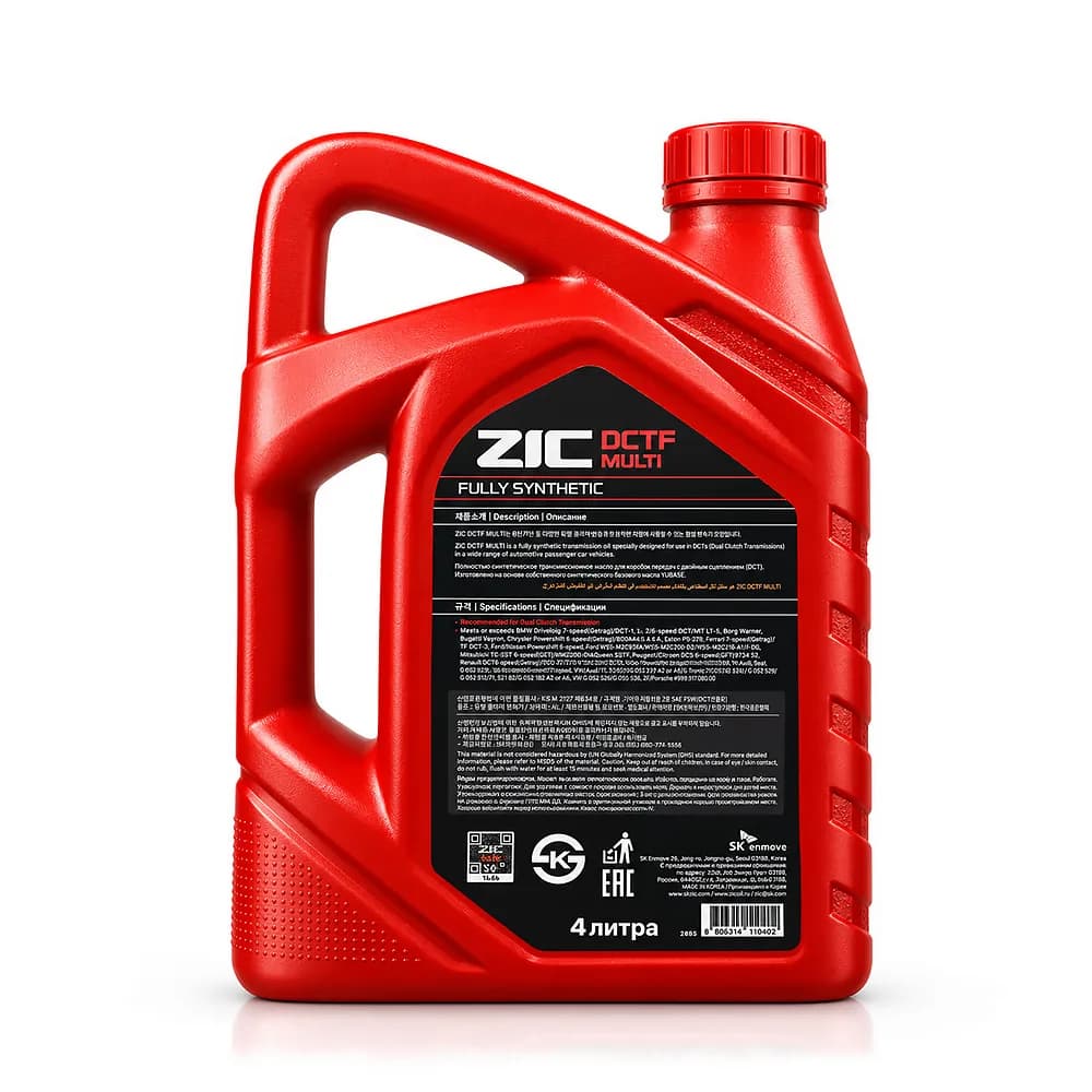 روغن گیربکس اتوماتیک زیک DCT-F MULTI — تصویر ۲