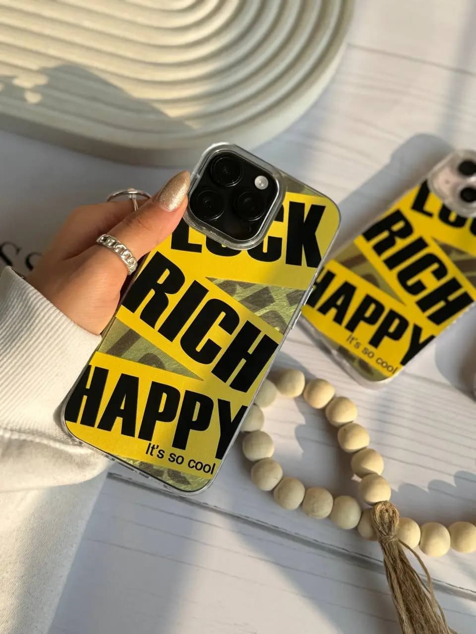 قاب Luck Rich Happy زرد (587) — تصویر ۲