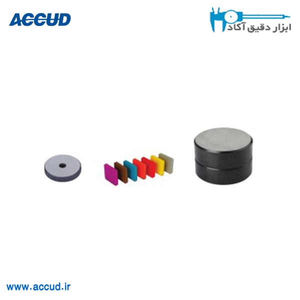 تست بلوک سختی سنج لاستیک ست 7عددی(Shore A) Accud (اکود با گارانتی شرکتی) مدل BLK-HSA