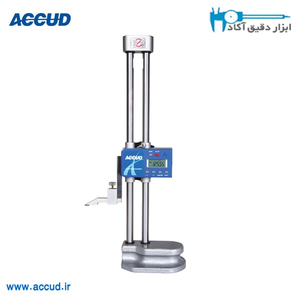 کولیس پایه دار دیجیتال دو محوره ۳۰ سانتیمتر Accud (اکود با گارانتی شرکتی) مدل 182-012-11