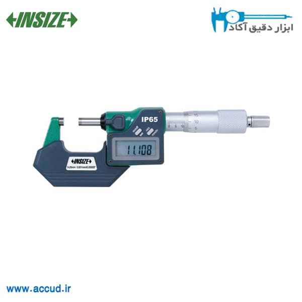 میکرومتر دیجیتال 75-50 ضد آب INSIZE (با گارانتی رسمی شرکت اینسایز) مدل 3108-75