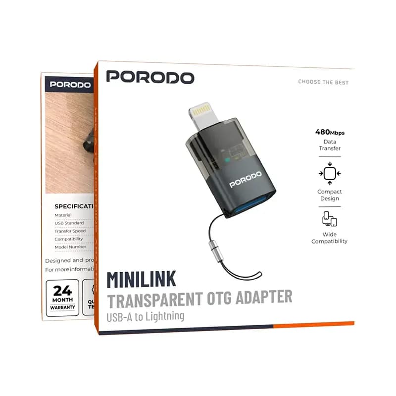 تبدیل OTG پرودو مدل PORODO PDATOL50GY — تصویر ۶