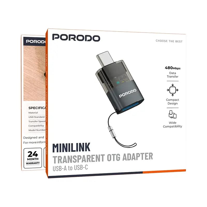 تبدیل OTG پرودو مدل PORODO PDATOC50GY — تصویر ۶