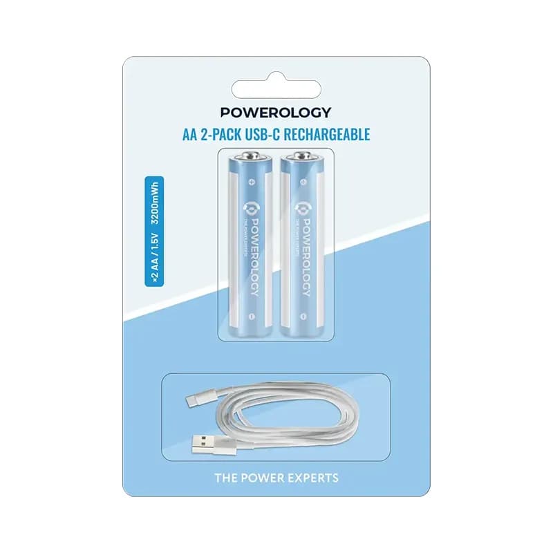 باتری قلمی شارژی پاورولوژی مدل POWEROLOGY PWAA322