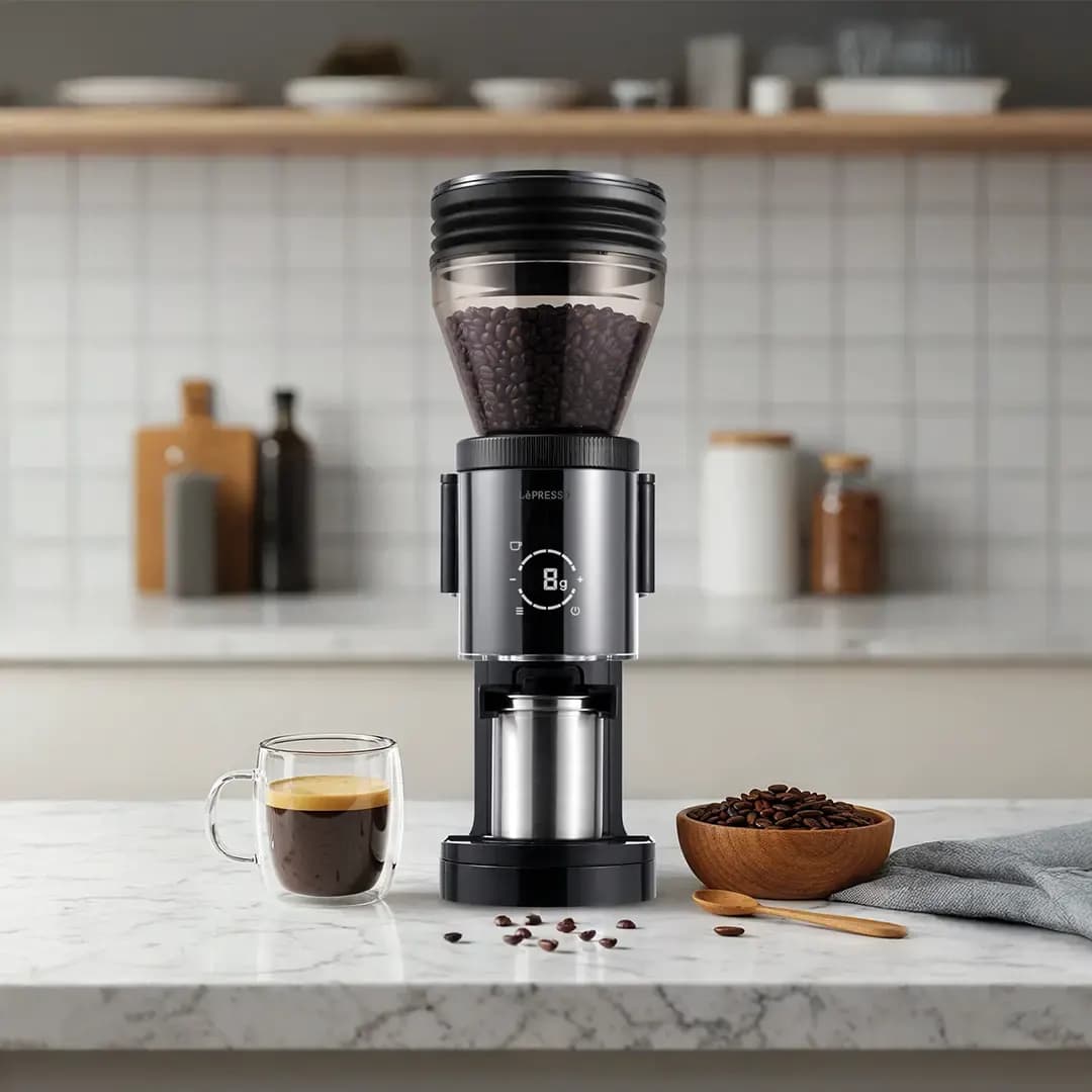 آسیاب قهوه لپرسو مدل LePRESSO LPCGHY1430BK — تصویر ۵