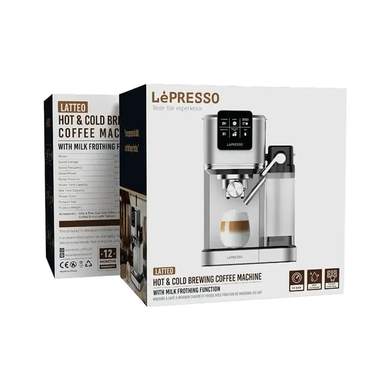 دستگاه اسپرسوساز لپرسو مدل LePRESSO LPCFFTEM0071-SL — تصویر ۵