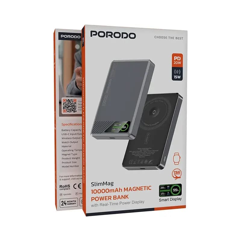 پاوربانک پرودو مدل PORODO PDPBFCH095GY — تصویر ۳