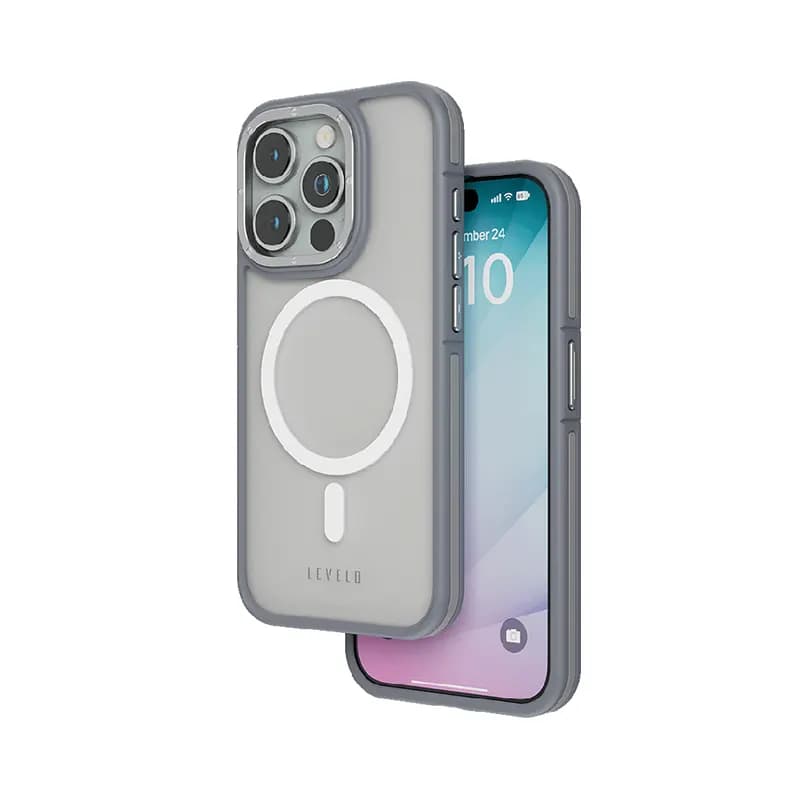 قاب محافظ گوشی لولو مدل LEVELO LVLCS15PBK آیفون 15 پرو — تصویر ۴