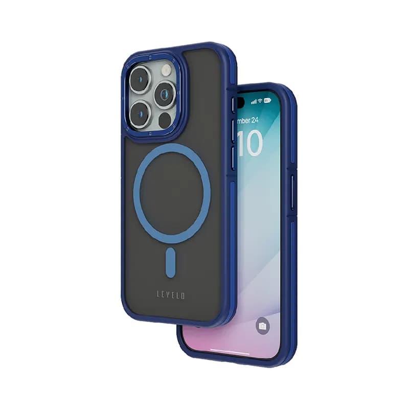 قاب محافظ گوشی لولو مدل LEVELO LVLCS15PBK آیفون 15 پرو — تصویر ۲