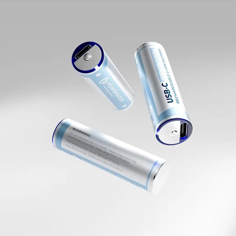 باتری قلمی شارژی پاورولوژی مدل POWEROLOGY PAAV2RBT — تصویر ۸