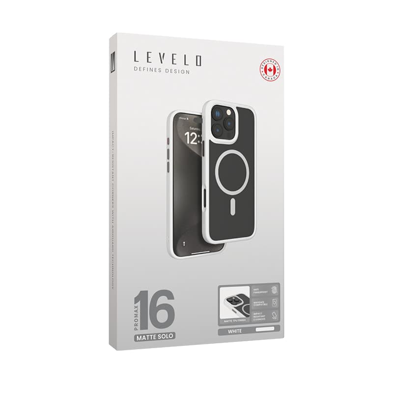 قاب محافظ گوشی لولو مدل LEVELO LVLMMSC16PMGY آیفون 16 پرومکس — تصویر ۸
