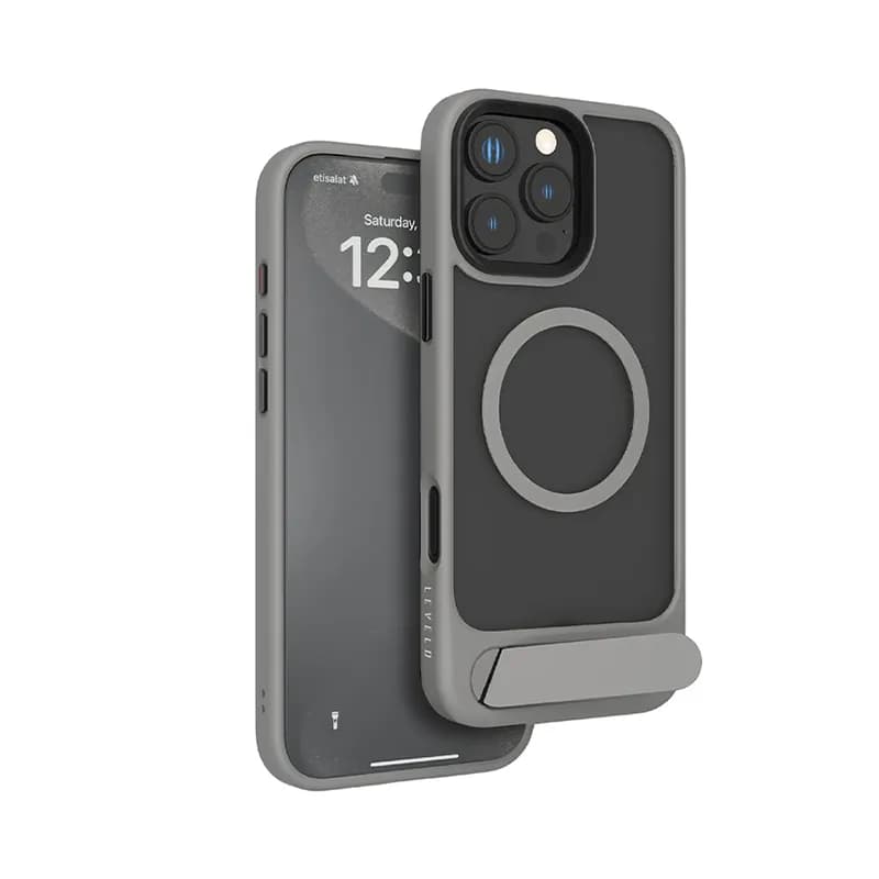 قاب محافظ گوشی لولو مدل LEVELO LVLMCBSG16PBK آیفون 16 پرو — تصویر ۳