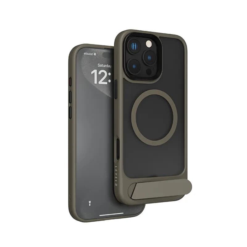 قاب محافظ گوشی لولو مدل LEVELO LVLMCBSG16PBK آیفون 16 پرو — تصویر ۲