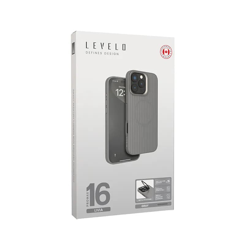 قاب محافظ گوشی لولو مدل LEVELO LVLLTSC16PBK آیفون 16 پرو — تصویر ۶