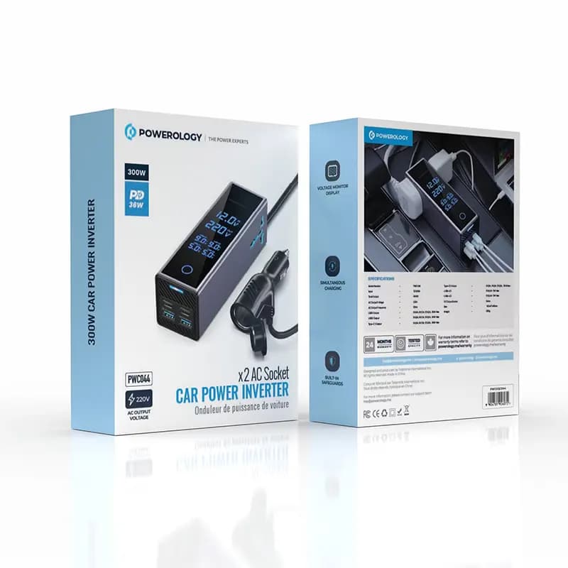 اینورتر برق خودرو پاورولوژی مدل POWEROLOGY PWCUQC044 — تصویر ۶