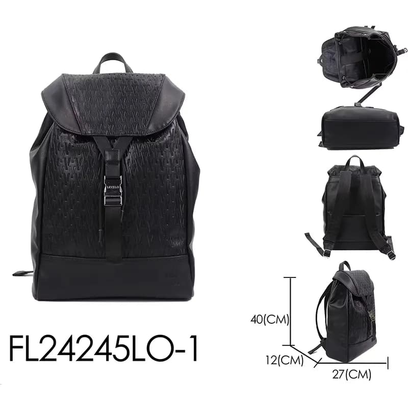 کیف کوله پشتی لولو مدل LEVELO LVLEUFBBK — تصویر ۶