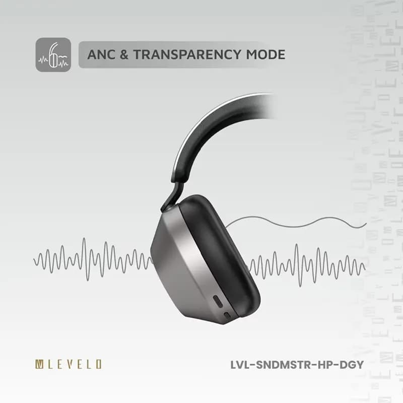 هدفون لولو مدل LEVELO LVL-SNDMSTR-HP-DGY — تصویر ۴