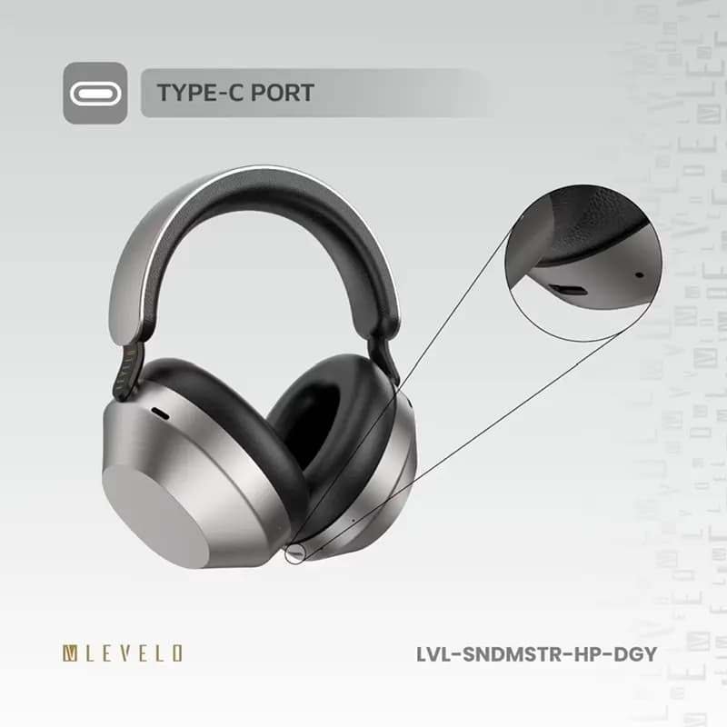 هدفون لولو مدل LEVELO LVL-SNDMSTR-HP-DGY — تصویر ۸