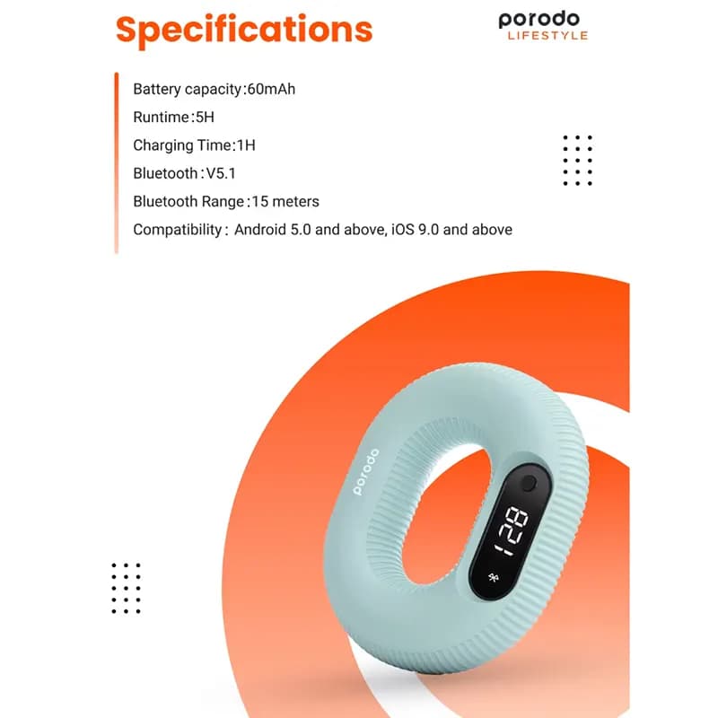حلقه تقویت مچ پرودو مدل PORODO PD-SHGRP-BU — تصویر ۵