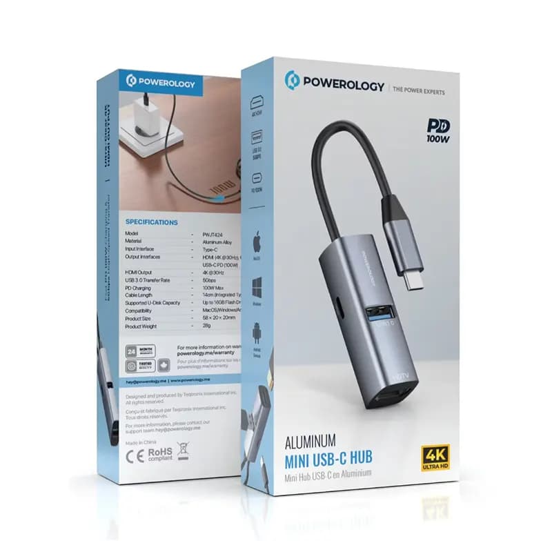 هاب پاورولوژی مدل POWEROLOGY PWJT424BK — تصویر ۵