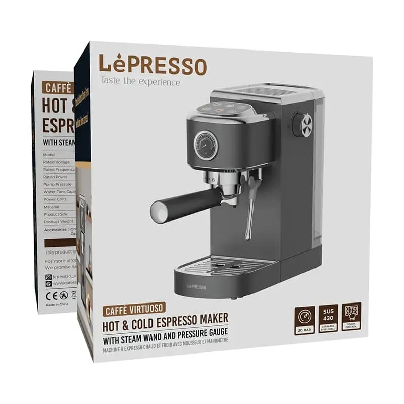 دستگاه اسپرسوساز لپرسو مدل LePRESSO LPCFFTEM0072GY — تصویر ۷