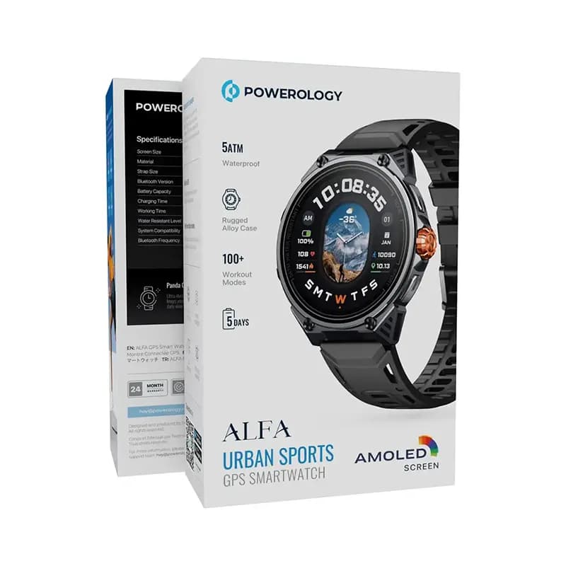 ساعت هوشمند پاورولوژی مدل POWEROLOGY PSWBT348BK — تصویر ۵