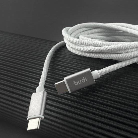 کابل شارژ کنفی Type-C به Type-C فست PD 30W 3m بودی مدل DC103TT30W با گارانتی 18 ماهه (6 ماه تعویض) — تصویر ۴