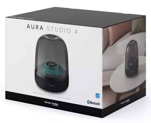 اسپیکر بلوتوثی قابل حمل هارمن کاردن 130 وات مدل Harman Kardon Aura Studio 4 با گارانتی 18 ماهه شرکتی — تصویر ۴
