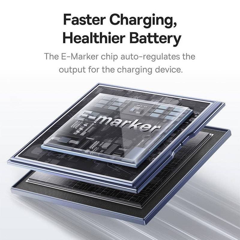 کابل فست شارژ USB-C به USB-C باسئوس مدل Baseus Tungsten Gold توان 100 وات طول 1 متر با گارانتی 24 ماهه شرکتی — تصویر ۶