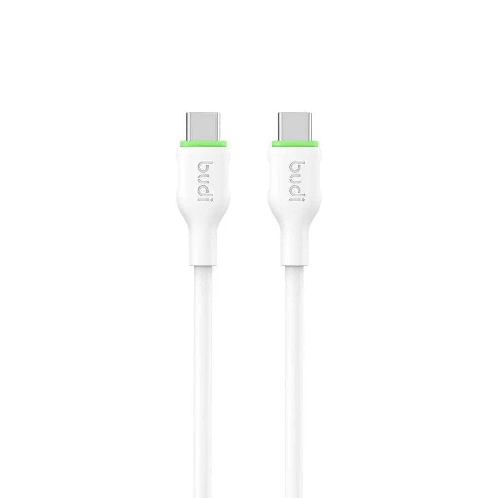 کابل شارژ و دیتا Type-C به Type-C فست PD 65W 3m بودی مدل DC261TT30W با گارانتی 18 ماهه (6 ماه تعویض) — تصویر ۲