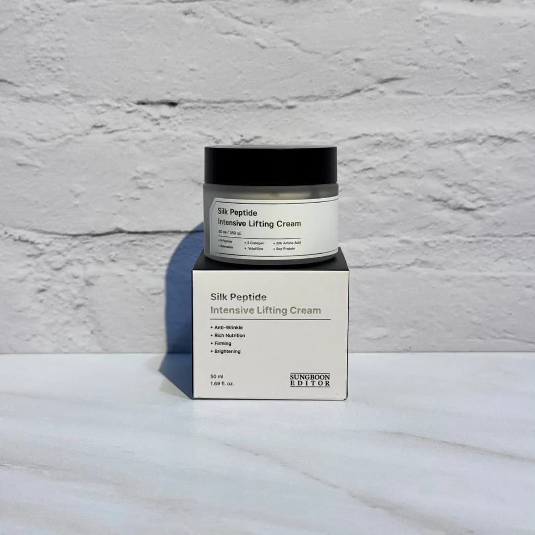 کرم ضد چروک و حجم دهنده پپتاید ابریشم سانگ بون ادیتور 50 میل SUNGBOON EDITOR Silk Peptide Intensive Lifting Cream — تصویر ۵