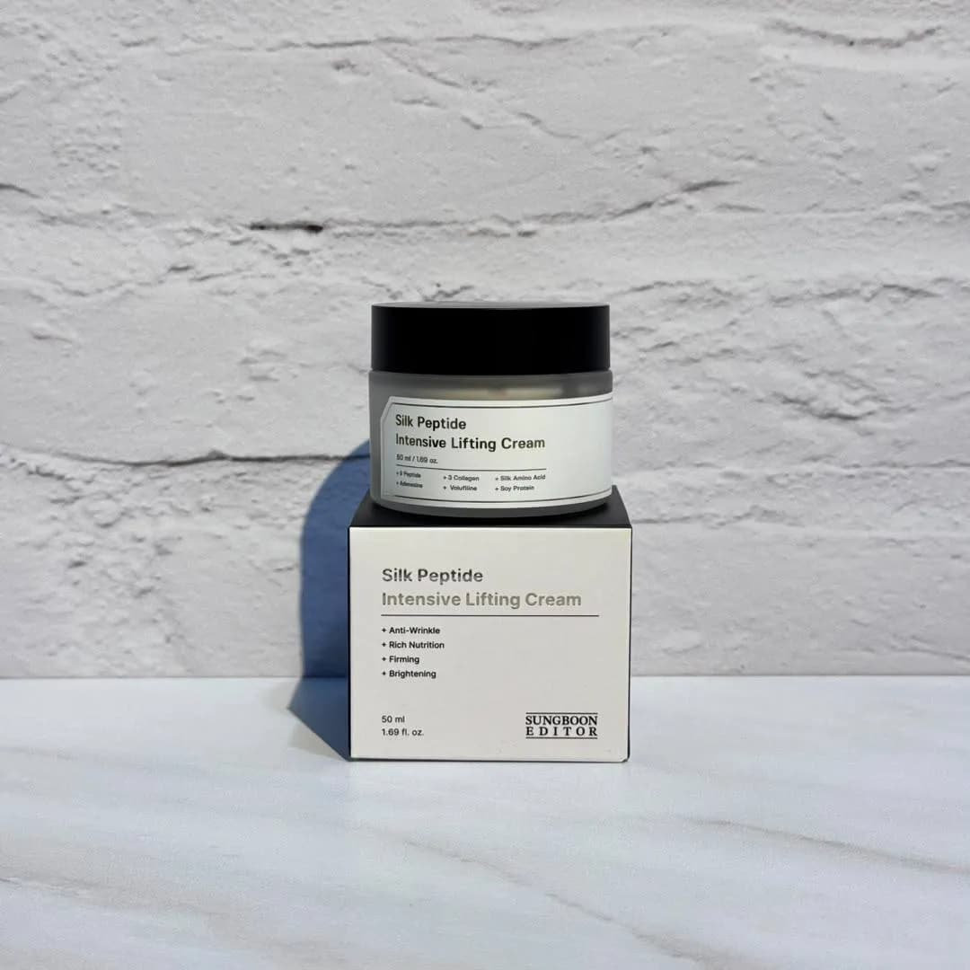 کرم ضد چروک و حجم دهنده پپتاید ابریشم سانگ بون ادیتور 50 میل SUNGBOON EDITOR Silk Peptide Intensive Lifting Cream