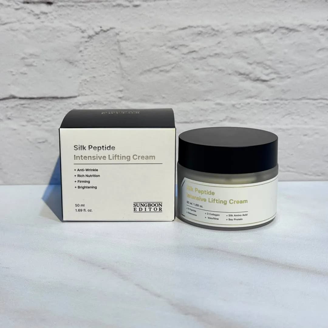 کرم ضد چروک و حجم دهنده پپتاید ابریشم سانگ بون ادیتور 50 میل SUNGBOON EDITOR Silk Peptide Intensive Lifting Cream — تصویر ۶