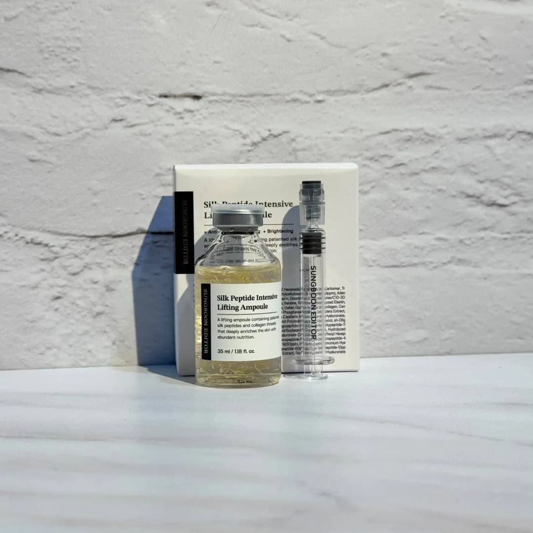 آمپول ضد چروک لیفتینگ پپتاید ابریشم سانگ بون ادیتور 35 میل Sungboon Editor Silk Peptide Intensive Lifting Ampoule — تصویر ۴