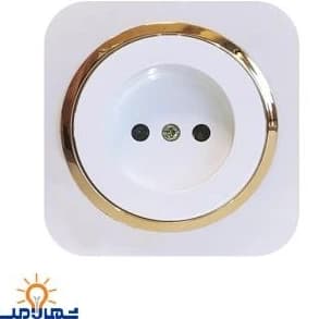 پریز برق ارت محافظ دار زه دار دلند پلاس مدل آدا