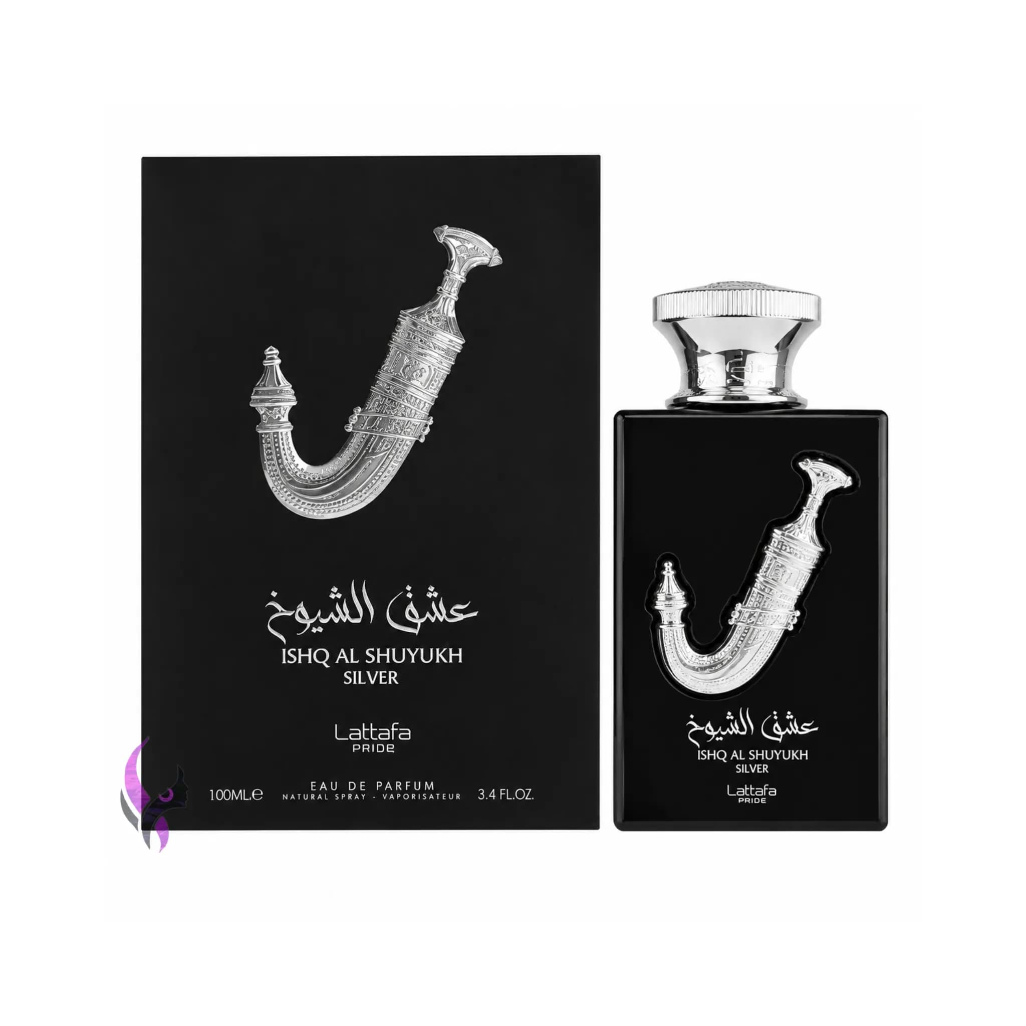 عطر ادکلن لطافه پراید عشق الشیوخ نقره ایی 100 میل Pride Ishq Al Shuyukh Silver