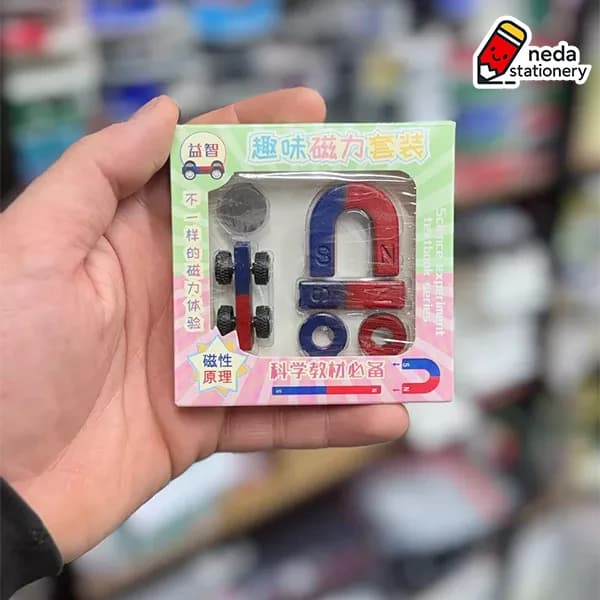 آهن ربا دانش آموزی چرخ دار ۶ تکه