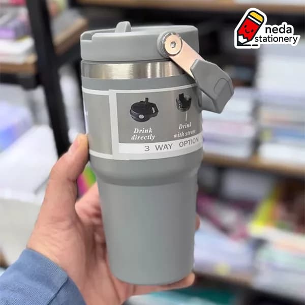 ماگ نی دار طرح استنلی دسته دار — تصویر ۳
